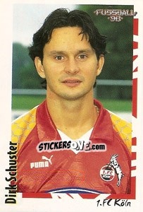 Sticker Dirk Schuster - German Football Bundesliga 1997-1998 n. 259 - Panini