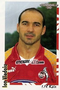 Sticker Ion Vladoiu - German Football Bundesliga 1997-1998 - Panini