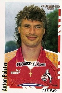 Sticker Anton Polster - German Football Bundesliga 1997-1998 - Panini