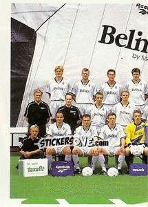 Sticker Mannschaft links - German Football Bundesliga 1997-1998 - Panini