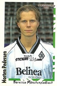Figurina Morten Pedersen - German Football Bundesliga 1997-1998 - Panini