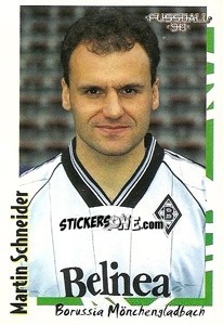 Cromo Martin Schneider - German Football Bundesliga 1997-1998 - Panini