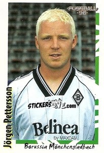 Sticker Jörgen Petterson - German Football Bundesliga 1997-1998 n. 298 - Panini