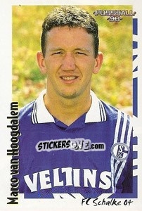 Sticker Marco van Hoogdalem - German Football Bundesliga 1997-1998 - Panini