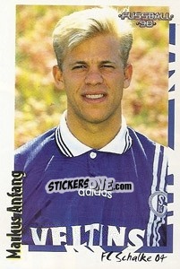 Figurina Markus Anfang - German Football Bundesliga 1997-1998 - Panini