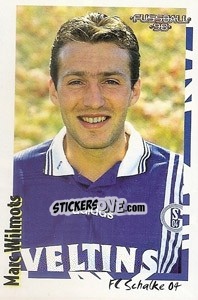 Sticker Marc Wilmots - German Football Bundesliga 1997-1998 - Panini