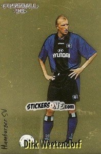Sticker Dirk Weetendorf - German Football Bundesliga 1997-1998 - Panini
