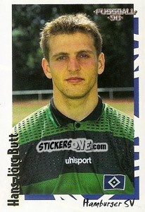 Sticker Hans-Jörg Butt - German Football Bundesliga 1997-1998 - Panini