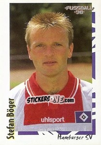 Sticker Stefan Böger - German Football Bundesliga 1997-1998 - Panini
