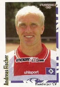 Sticker Andreas Fischer - German Football Bundesliga 1997-1998 - Panini