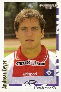 Sticker Andreas Zeyer - German Football Bundesliga 1997-1998 - Panini
