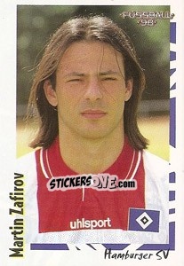Cromo Martin Zafirov - German Football Bundesliga 1997-1998 - Panini