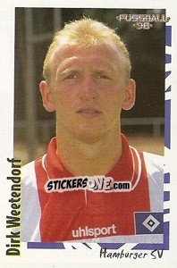 Cromo Dirk Weetendorf - German Football Bundesliga 1997-1998 - Panini