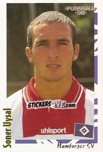 Cromo Soner Uysal - German Football Bundesliga 1997-1998 - Panini