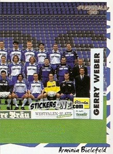 Sticker Mannschaft rechts - German Football Bundesliga 1997-1998 - Panini