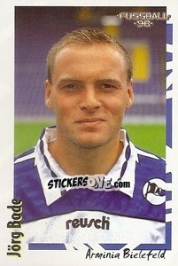 Sticker Jörg Bode - German Football Bundesliga 1997-1998 - Panini