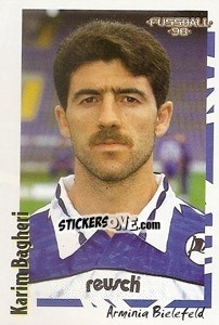 Sticker Karim Bagheri - German Football Bundesliga 1997-1998 - Panini