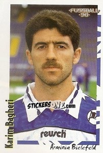Sticker Karim Bagheri - German Football Bundesliga 1997-1998 n. 376 - Panini