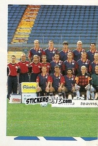 Sticker Mannschaft links - German Football Bundesliga 1997-1998 - Panini