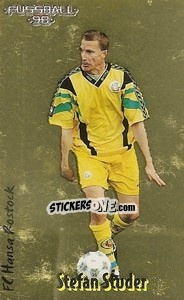Sticker Stefan Studer - German Football Bundesliga 1997-1998 - Panini