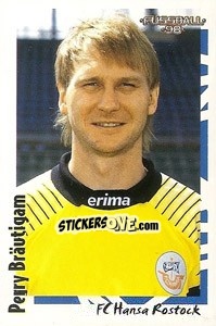 Cromo Perry Bräutigam - German Football Bundesliga 1997-1998 - Panini
