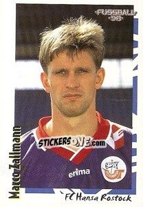 Figurina Marco Zallmann - German Football Bundesliga 1997-1998 - Panini