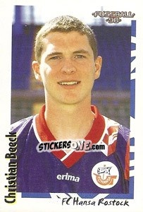Sticker Christian Beeck - German Football Bundesliga 1997-1998 - Panini