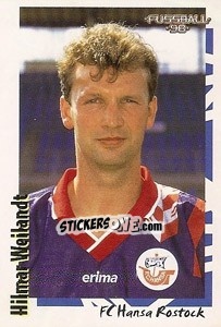 Cromo Hilmar Weiland - German Football Bundesliga 1997-1998 - Panini