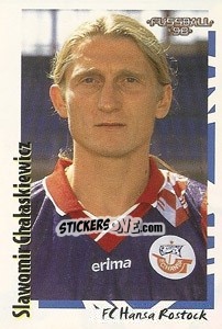 Cromo Slawomir Chalakiewicz - German Football Bundesliga 1997-1998 - Panini