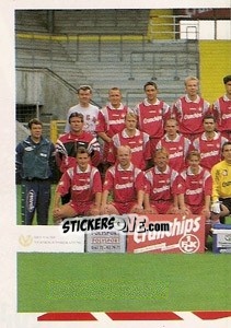 Sticker Mannschaft links - German Football Bundesliga 1997-1998 n. 409 - Panini