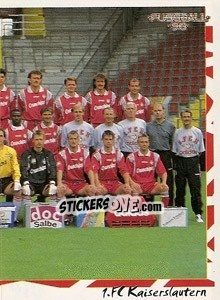 Sticker Mannschaft rechts - German Football Bundesliga 1997-1998 - Panini