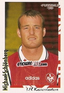 Sticker Michael Schjönberg - German Football Bundesliga 1997-1998 - Panini
