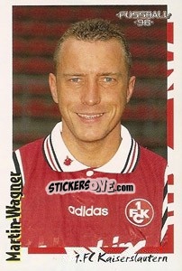 Sticker Martin Wagner - German Football Bundesliga 1997-1998 - Panini