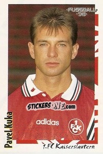 Cromo Pavel Kuka - German Football Bundesliga 1997-1998 - Panini