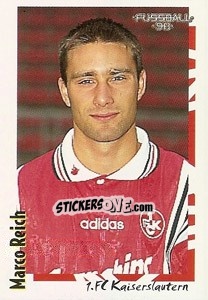 Sticker Marco Reich - German Football Bundesliga 1997-1998 - Panini
