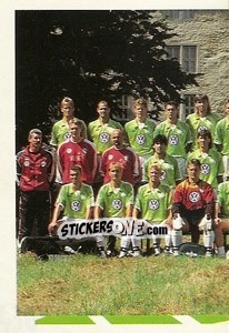 Figurina Mannschaft links - German Football Bundesliga 1997-1998 - Panini