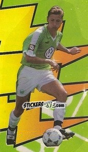 Cromo Sead Kapetanovic - German Football Bundesliga 1997-1998 - Panini