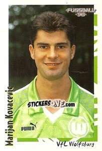 Sticker Marijan Kovacevic - German Football Bundesliga 1997-1998 - Panini