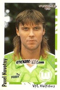 Cromo Pavel Novotny - German Football Bundesliga 1997-1998 - Panini