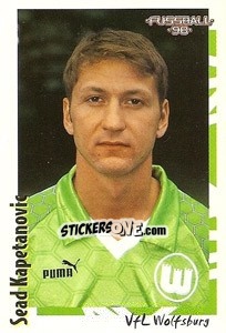 Sticker Sead Kapetanovic - German Football Bundesliga 1997-1998 - Panini