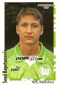 Sticker Sead Kapetanovic - German Football Bundesliga 1997-1998 n. 449 - Panini
