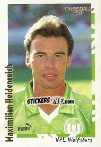 Sticker Maximilian Heidenreich - German Football Bundesliga 1997-1998 - Panini