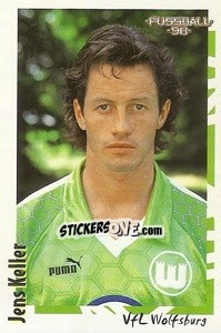 Cromo Jens Keller - German Football Bundesliga 1997-1998 - Panini