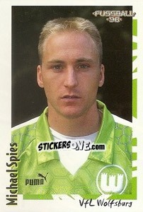 Sticker Michael Spies - German Football Bundesliga 1997-1998 n. 457 - Panini
