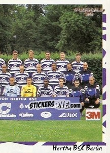 Sticker Mannschaft rechts - German Football Bundesliga 1997-1998 - Panini