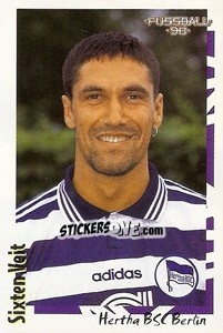 Cromo Sixten Veit - German Football Bundesliga 1997-1998 - Panini