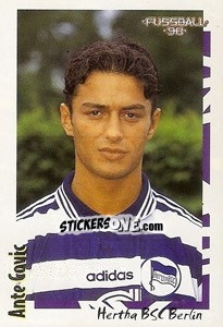 Cromo Ante Kovic - German Football Bundesliga 1997-1998 - Panini