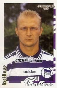 Sticker Axel Kruse - German Football Bundesliga 1997-1998 - Panini