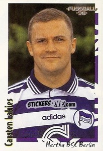Sticker Carsten Lakies - German Football Bundesliga 1997-1998 - Panini
