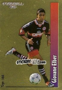 Sticker Giovane Elber - German Football Bundesliga 1997-1998 - Panini